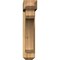Ekena Millwork Legacy Craftsman Rough Sawn Bracket w/ Offset Brace, Western Red Cedar, 6"W x 24"D x 28"H BKT0604X24X28LEC04RWR - alternate 3